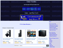 Tablet Screenshot of linuxgoodies.com